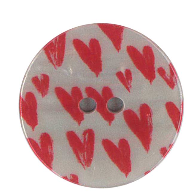 IMITATION MOTHER-OF-PEARL STAMPED BUTTON HEARTS MODEL 16 for wholesale by NEMARK