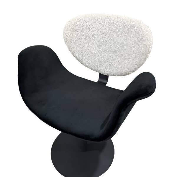 Statements by J - Wholesale Chair - Tulip Swivel Chair - Black and white