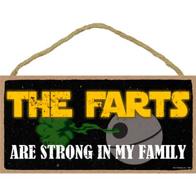 Fartsna är starka i min familj 5" x 10" primitiv plack för wholesale av SJT Enterprises, Inc.