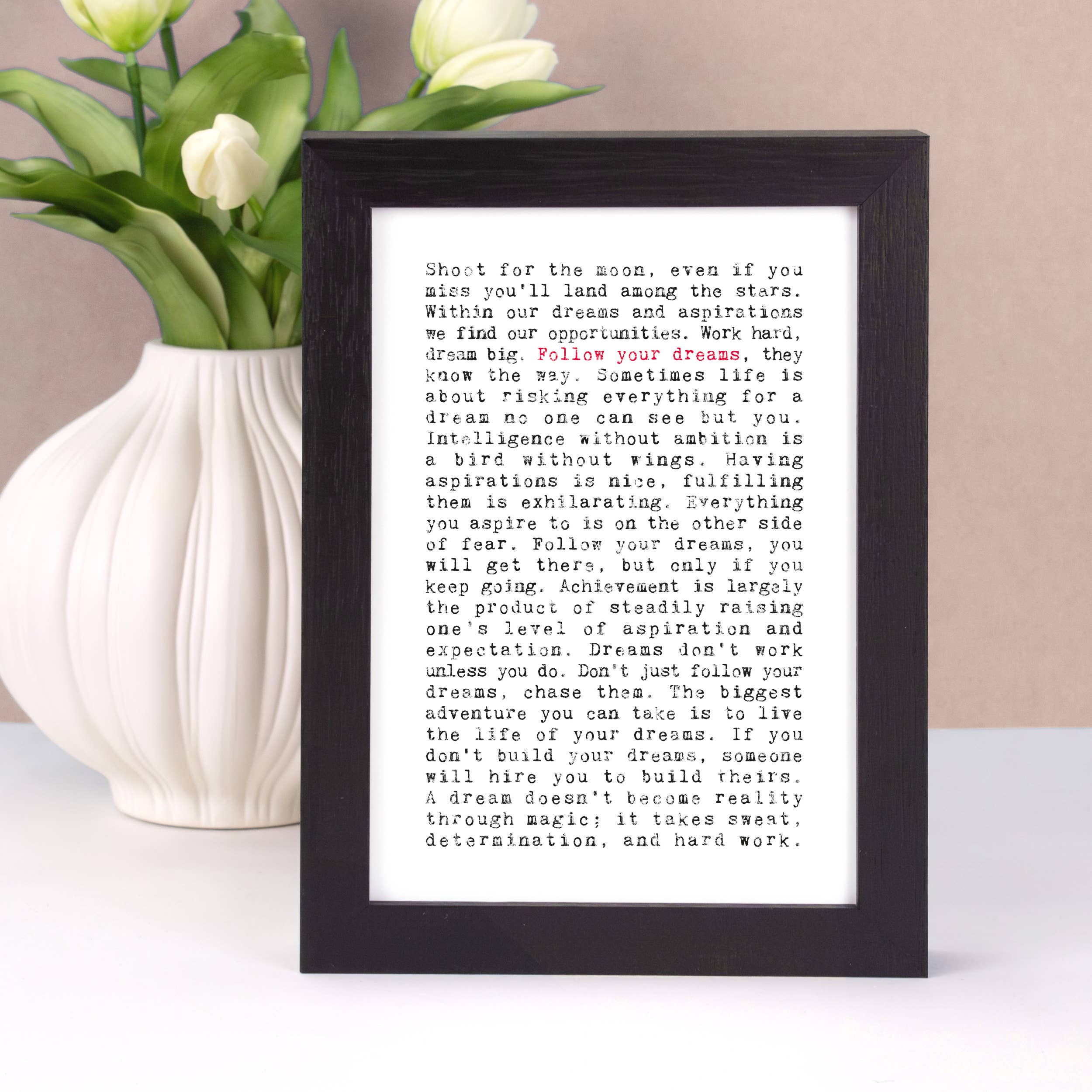 Coulson Macleod (U.S. Duties Paid) - Wholesale Art Print - Best-Selling 'Wise Words' Prints with Wooden Display Box13