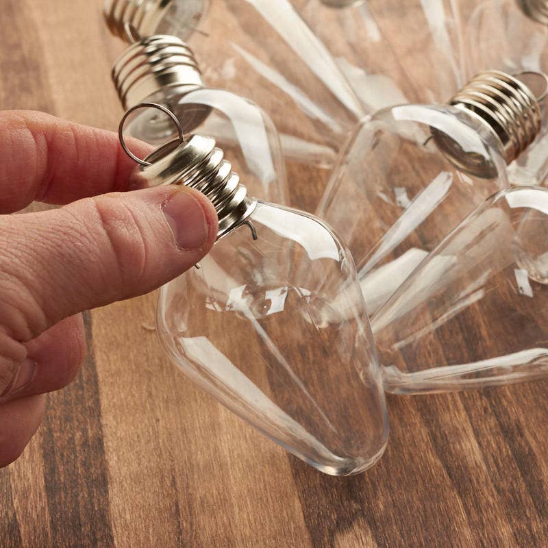 Factory Direct Craft – Engroshandel Julepyntsæt – Akryl fyldbar pæreornament7