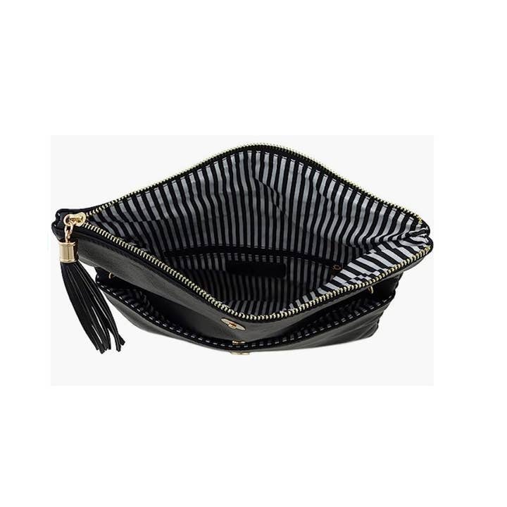 MiMi Wholesale - Wholesale Clutch Bag - Women's - Pamela Envelope Zipper Clutch Crossbody with Tassel15