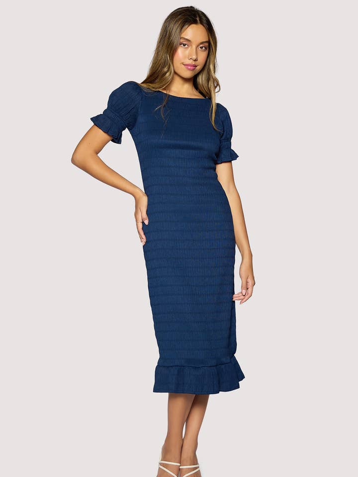 Clara Maxi Dress - Navy Spring Classic for wholesale by Lost + Wander