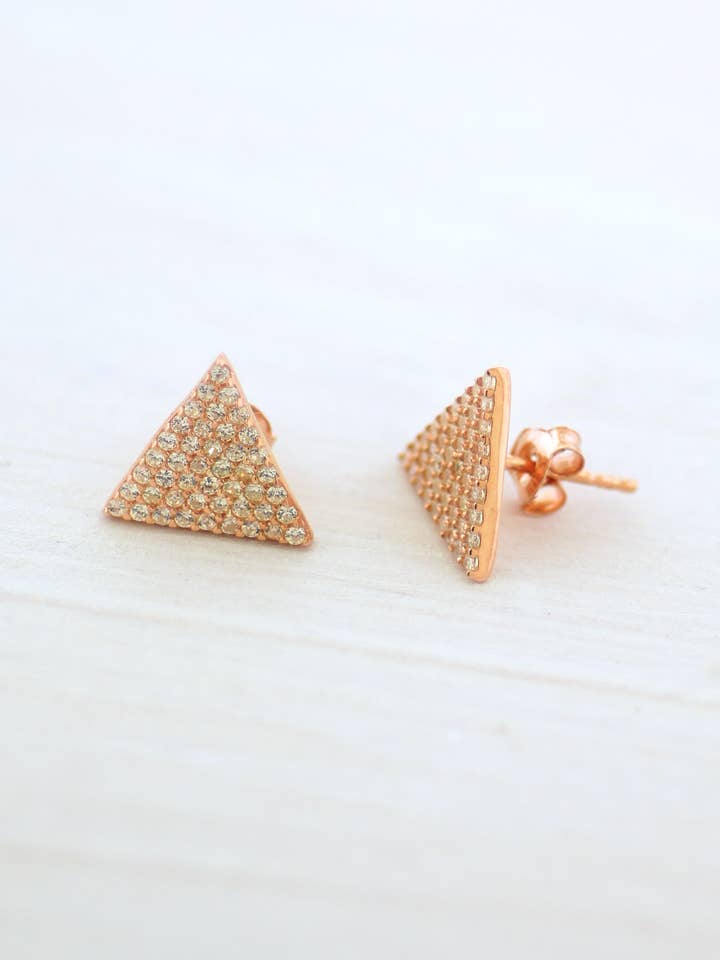 925 sølv CZ Stud Øreringe for engroshandel hos FELIX Z DESIGNS