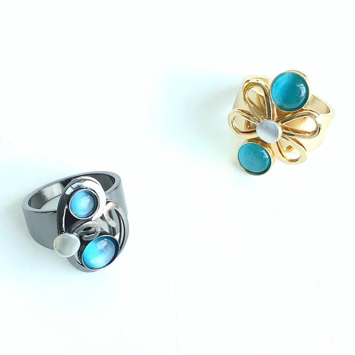 Christophe Poly / Crono Design - Wholesale Jewelry Set - RINGS Prepack (DR12) - 15 Rings & Free Displays62