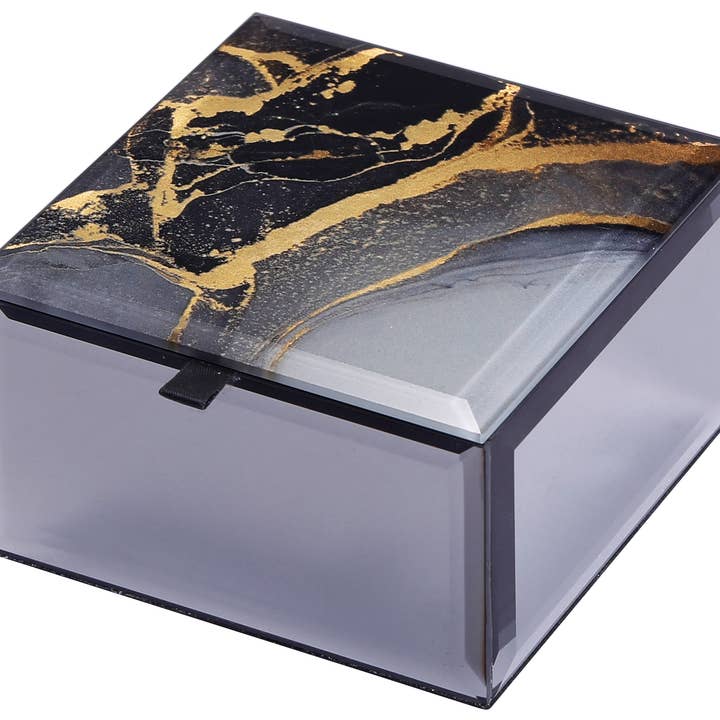 Agate Crystal: 4.25"x4.25" Jewellery Box for wholesale by Tobin Tate