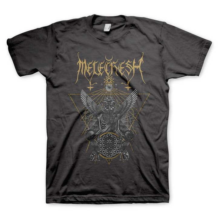 Melechesh Triangular Wings Black - Graphic Tee for wholesale by Manic Merch