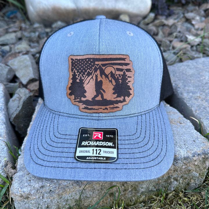 Big Foot Rock on With American Flag Hat for wholesale by Sugar City Maker