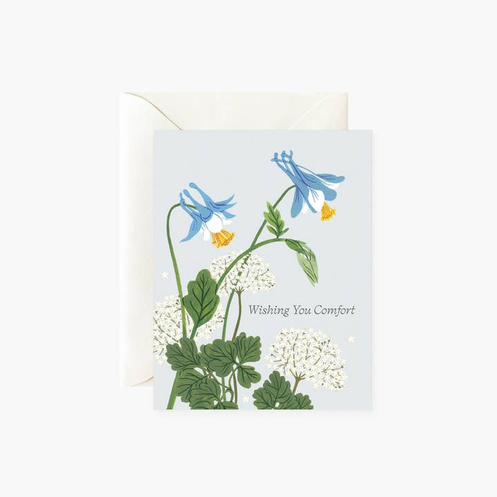 Botanica Paper Co. - Wholesale Sympathy Card - WISHING YOU COMFORT | greeting card