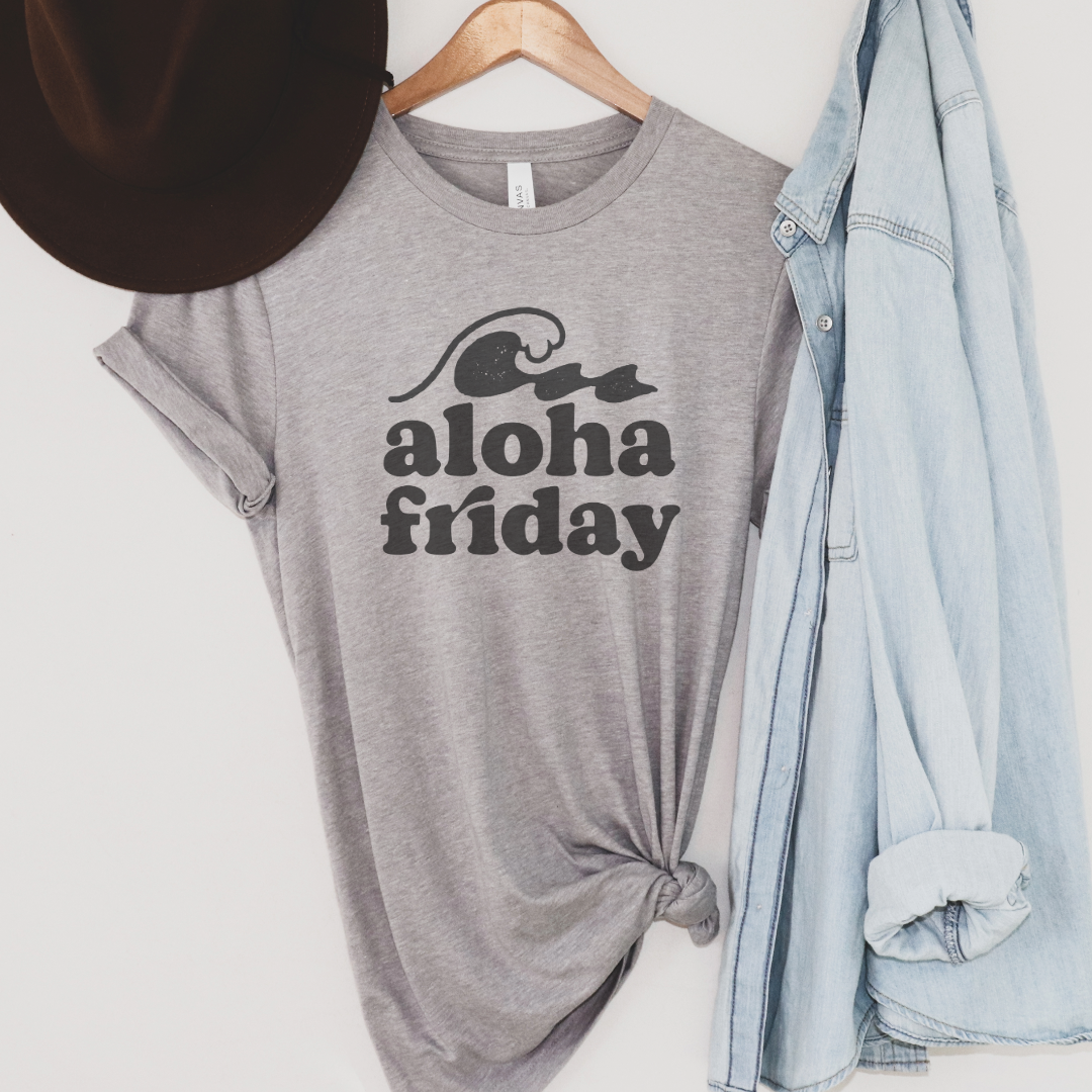 Aloha Lovely - Wholesale Screen Printed T-Shirt - Women's - Aloha Friday Tee1