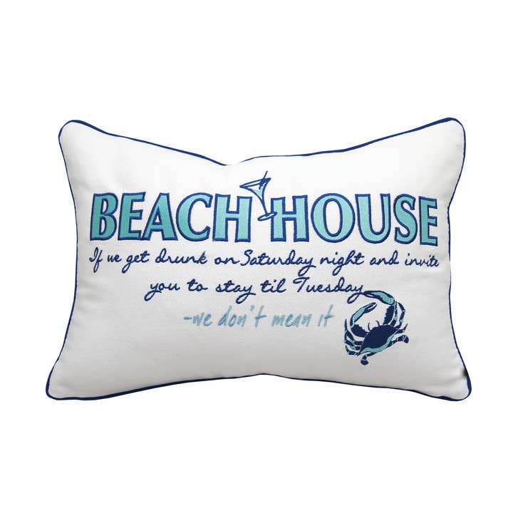 Beach House Indoor Throw Pillow for wholesale by Rightside Design