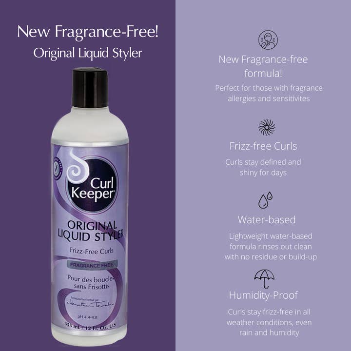CurlKeeper - Wholesale Hair Styling Gel/Mousse - Fragrance-Free Curl Keeper Original