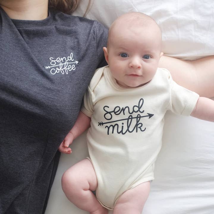 Alphabet Bags - Wholesale Bodysuit (Non-Footed) - Baby - Send Milk - Baby Bodysuit