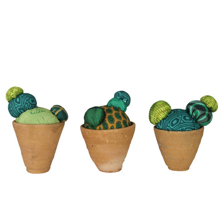 Cactus sari recyclé en pot pour la vente par HomArt