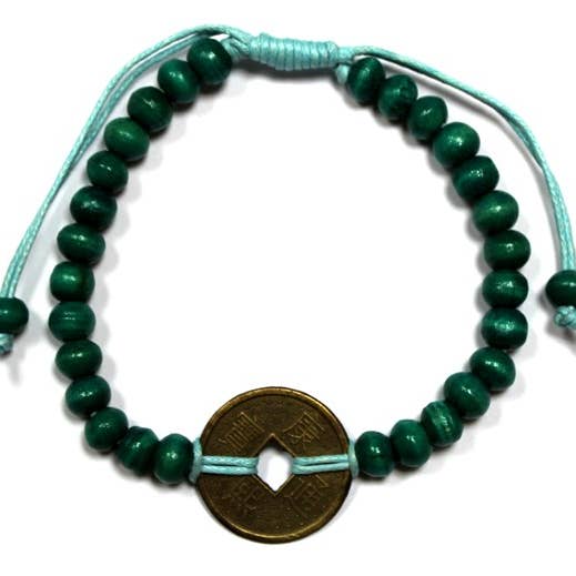 Good Luck Feng-Shui Bracelets - Green for wholesale by Ancient Wisdom