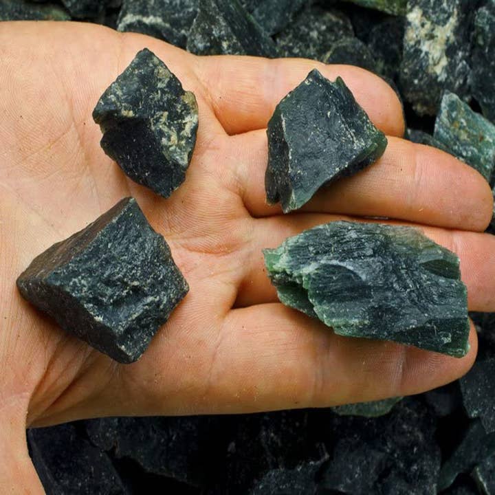Fantasia Mining - Wholesale Spiritual Stone/Crystal - Rough Serpentine- India - Raw Natural Stones (1 lb)
