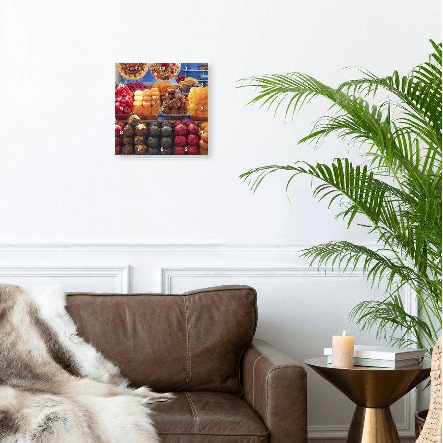 3dRose - Venta al por mayor Relojes de pared - 3dRose, Armenia, Ereván. Mercado de agricultores. Frutas secas., Reloj de pared1