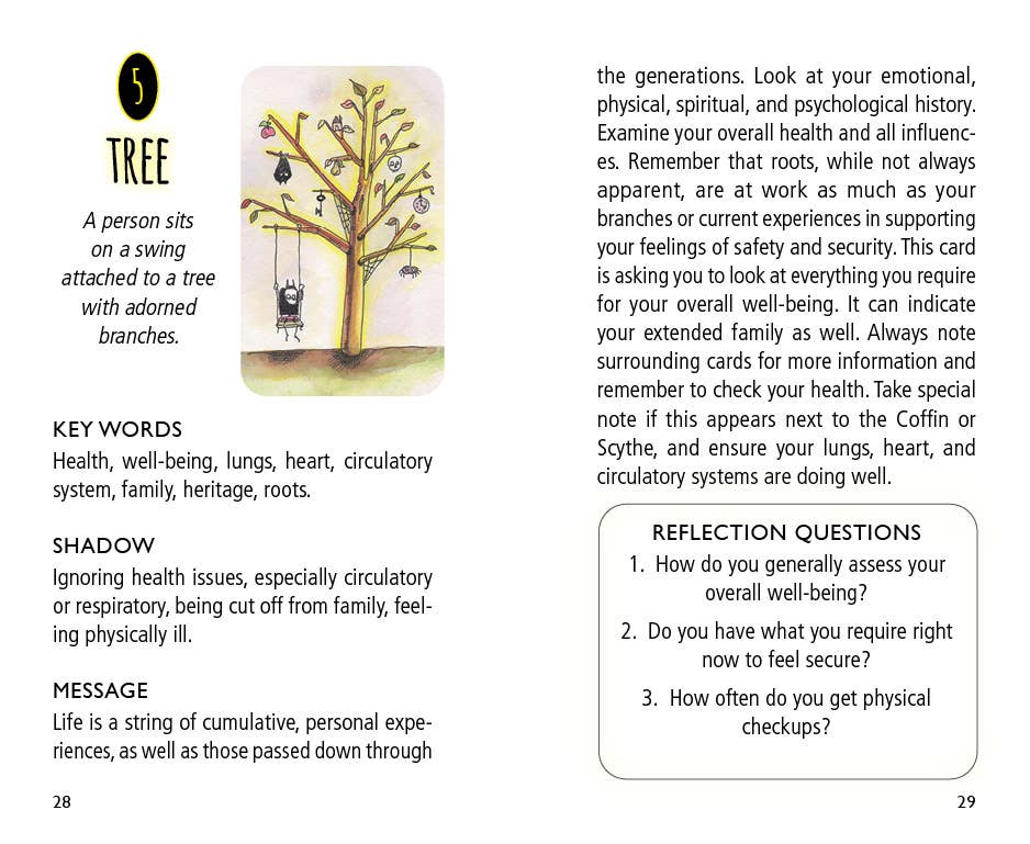 REDFeather - Vente Cartes de tarot - Shadowland Lenormand6