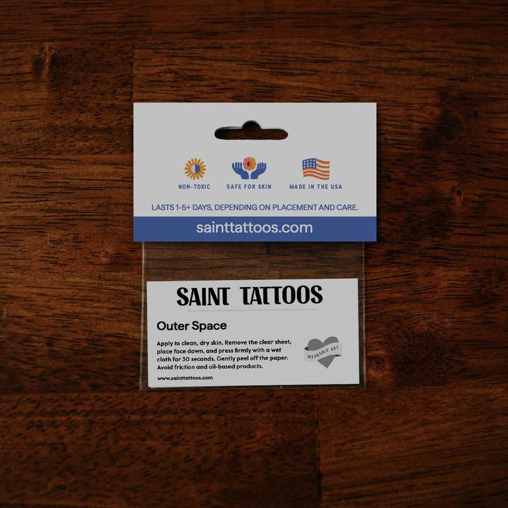 Saint Tattoos - Wholesale Temporary Tattoo - Outer Space Temporary Tattoos2