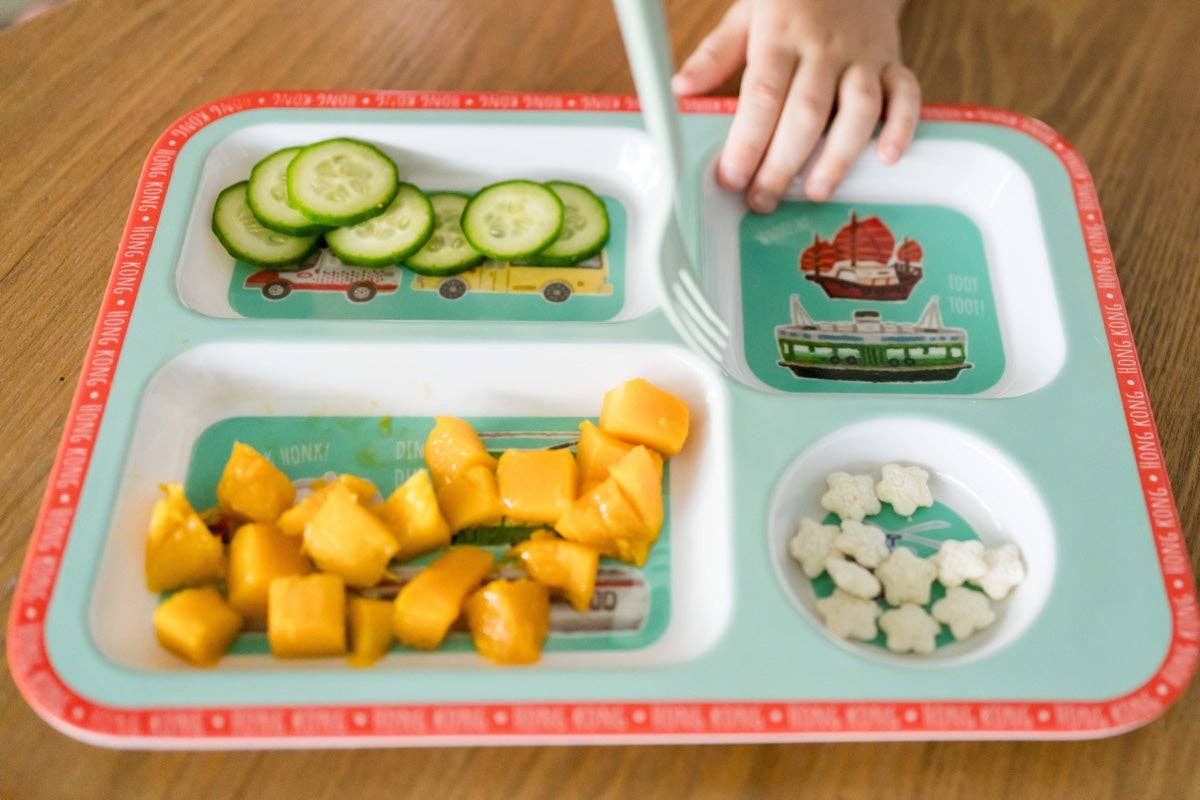 The Lion Rock Press - Vente Assiette – enfant et bébé - ASSIETTE POUR ENFANTS : Hong Kong Transport