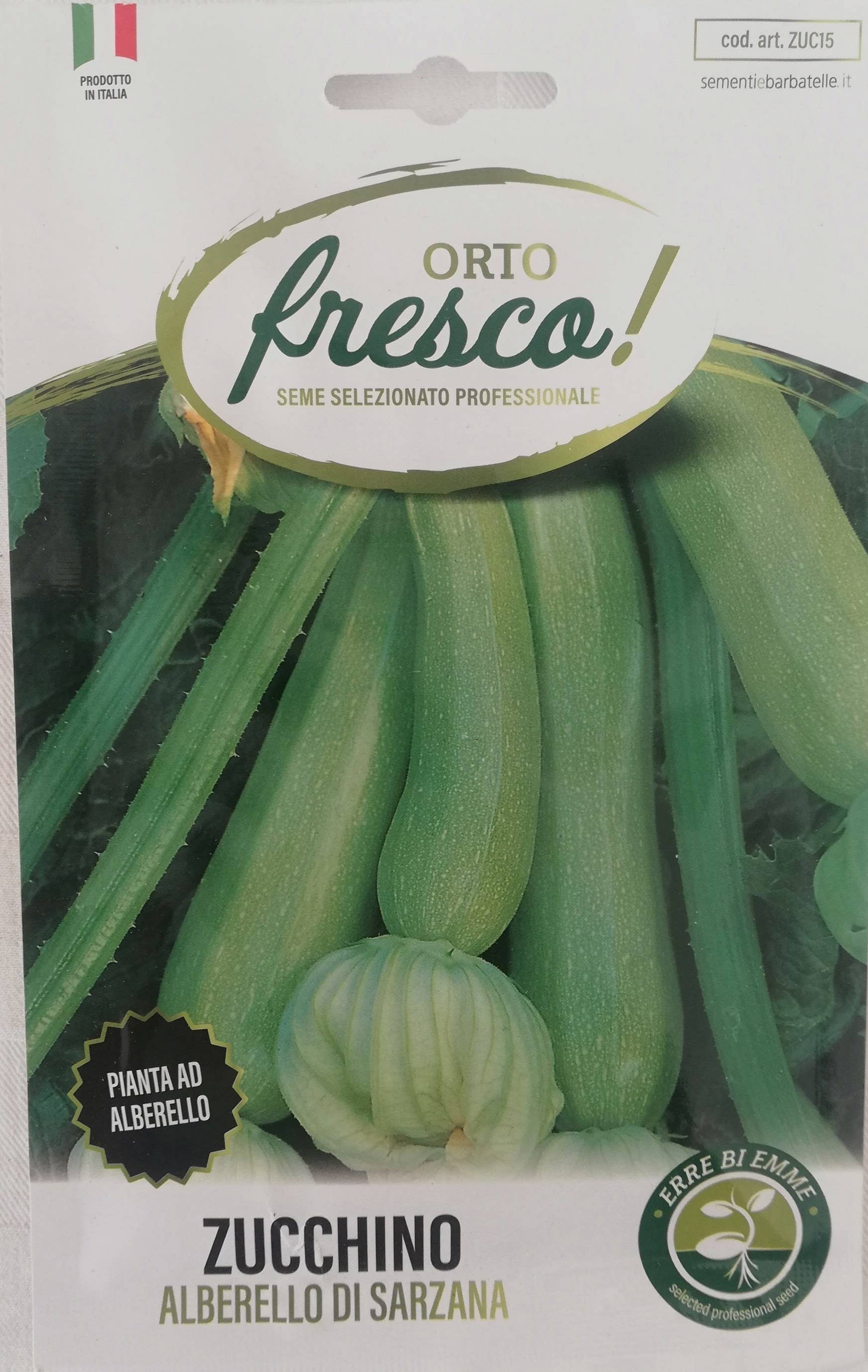 Sementi & Barbatelle - Wholesale Plant Seeds - Sarzana Alberello Zucchini0