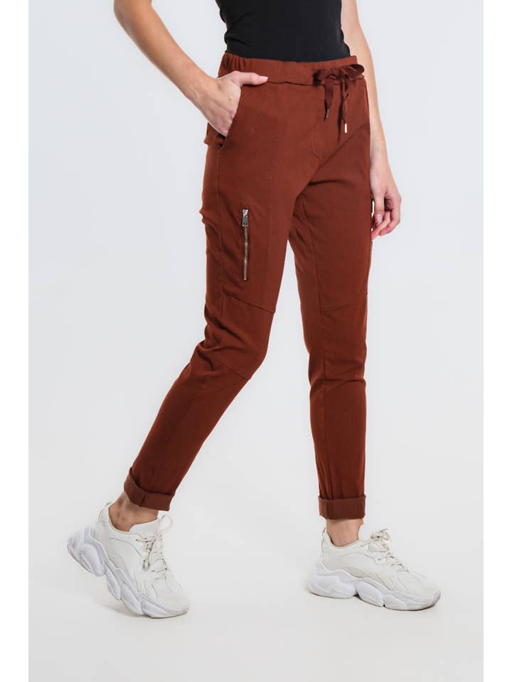TINA Stephens Italy/Tees By Tina - Wholesale Pants - Women's - Danica Side Zipper Pant (PL155)16