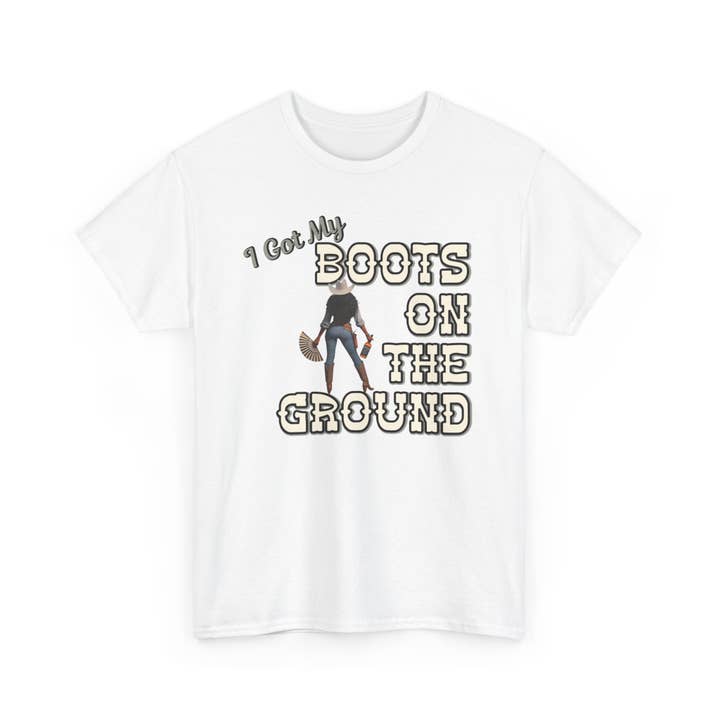 NVC Ecommerce LLC - Wholesale T-Shirt (Graphic) - Women's - Boots On The Ground Sweatshirt, Western Cowgirl T-Shirt2