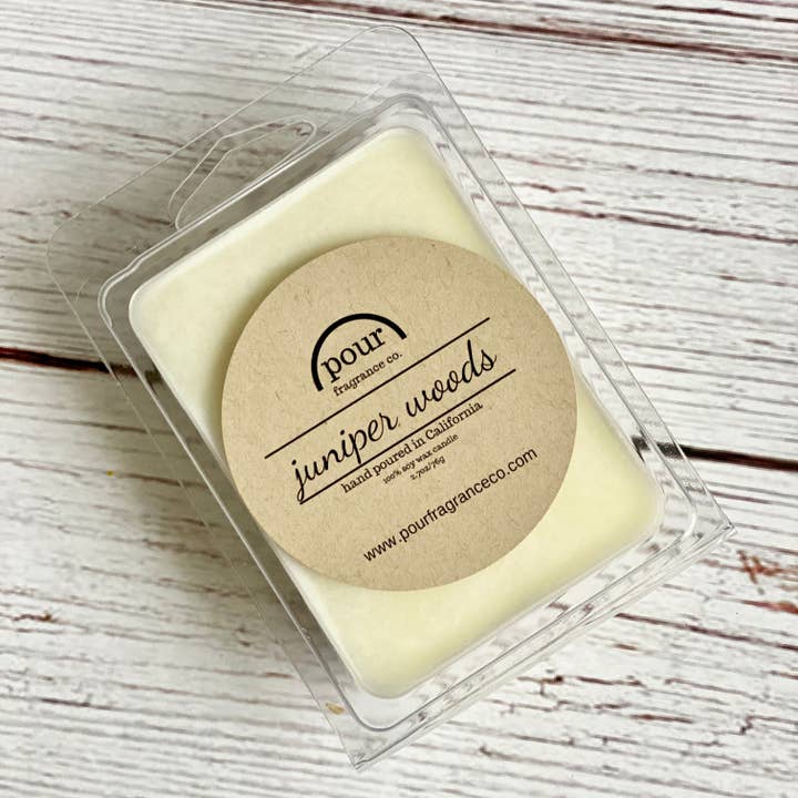 Juniper Woods Melt for wholesale by Pour Fragrance Co.