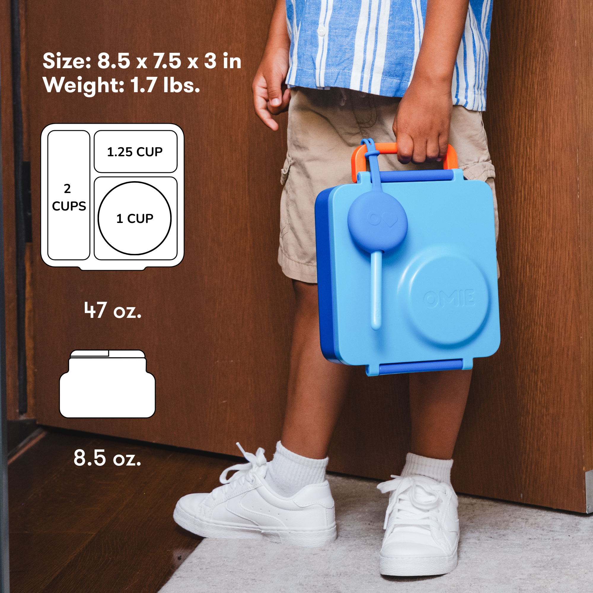 OmieLife – wholesale Lunch bag/box – Kids – OmieBox: Blue Sky7