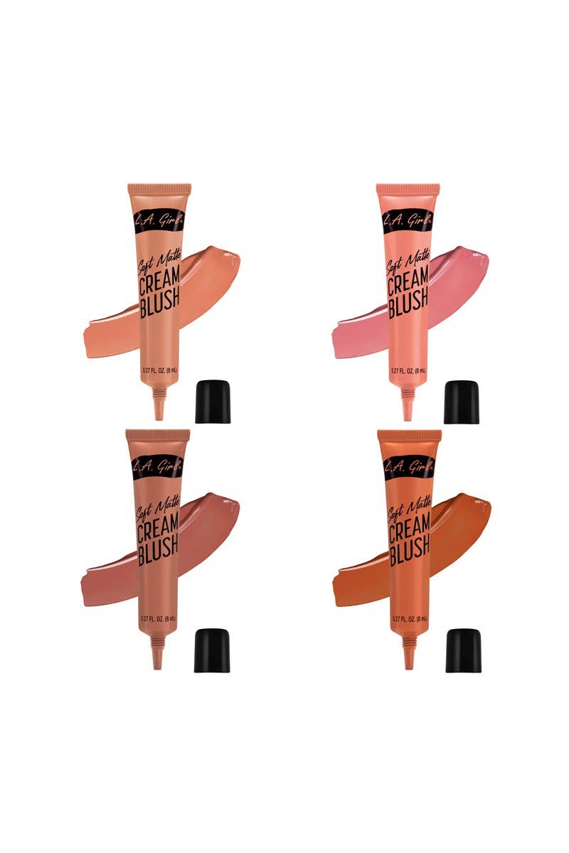 PINEAPPLE Beauty - Wholesale Blush - LA Girl GPD456 Soft Matte Cream Blush Display Set - 36pc3