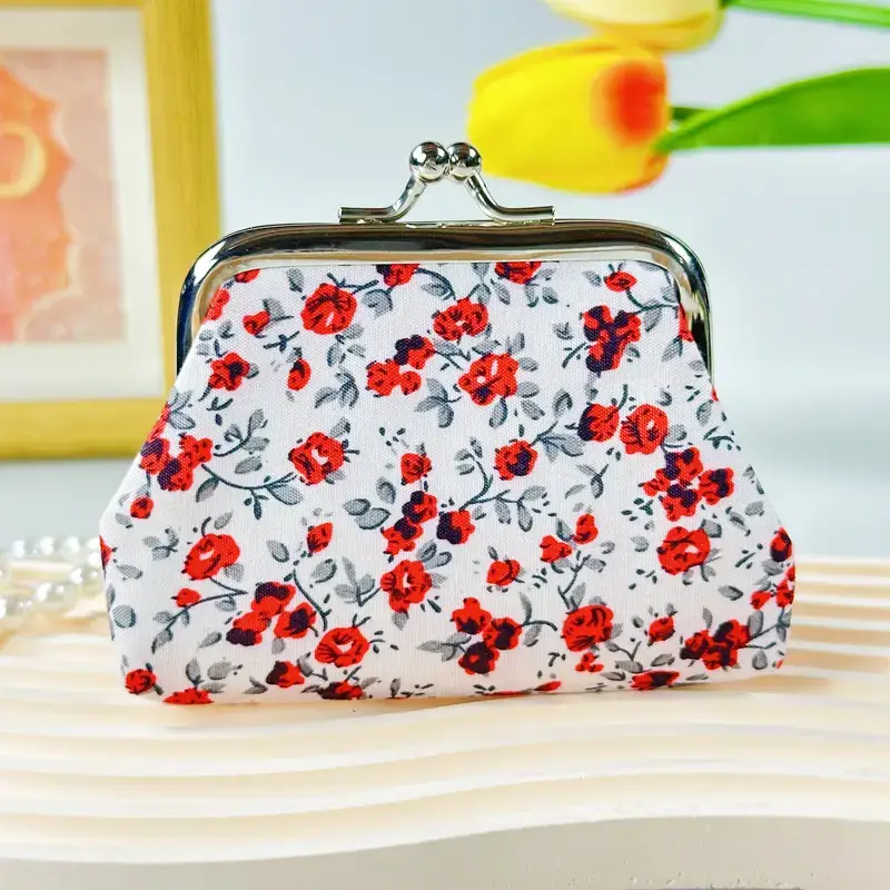 Magnifique Hearts - Wholesale Coin Purse - Women's - Floral Coin Purses - Vintage Styled, Cute Trinket keepers6