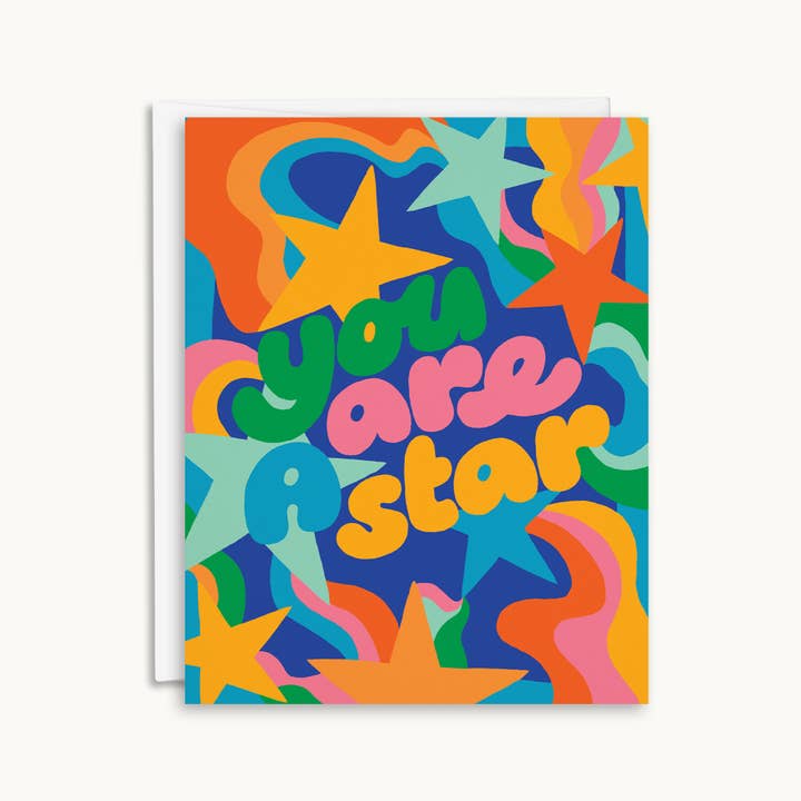 You Are A Star Card for wholesale by Salad Bar Studio