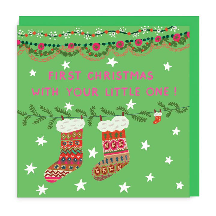 Christmas with Your Little One Card 6 Pack for wholesale by Martyna Zoltaszek Studio Ltd