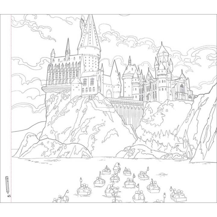 Simon & Schuster - Wholesale Coloring & Activity Book - Kids & Baby - Harry Potter Paint with Water by Editors of Thunder Bay Press5