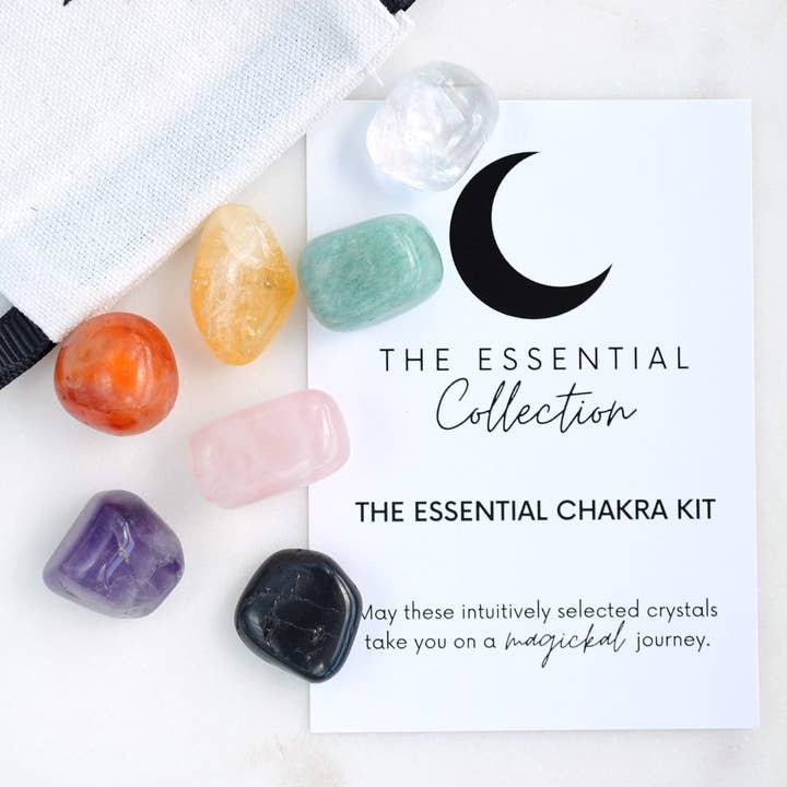 The Essential Collection - Wholesale Spiritual stone/crystal - Chakra Crystal Kit2