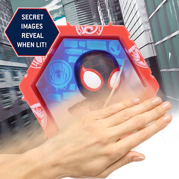 Curiosity Distribution - Wholesale Figurine Toy - Kids - Marvel Spider-Man: Miles Morales - Light Up Figurines- Christmas Stocking Filler1