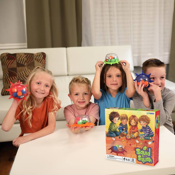 Funwares – Conjunto de brinquedos - Crianças por atacado – Squid Squish Bolas Extra – Pacote de Expansão para Diversão em Família3