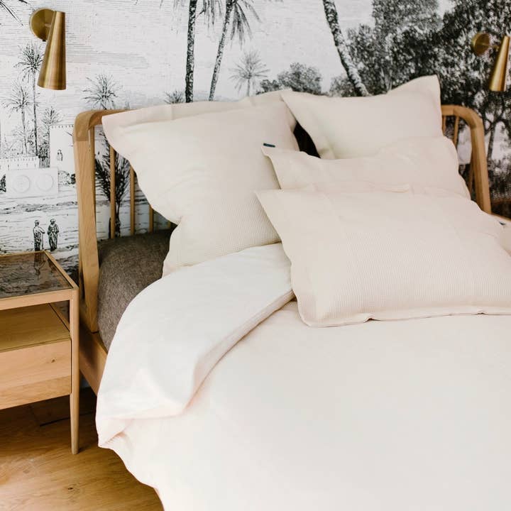 Set biancheria da letto ECRU per la vendita all'ingrosso da parte di La Maloriniere