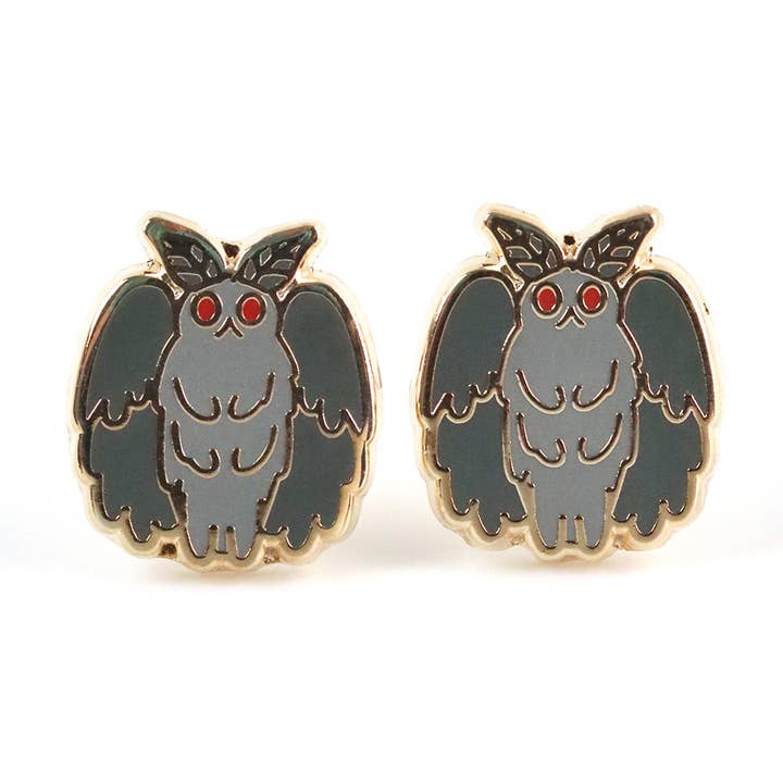 Mothman Earrings for wholesale by LuxCups Creative