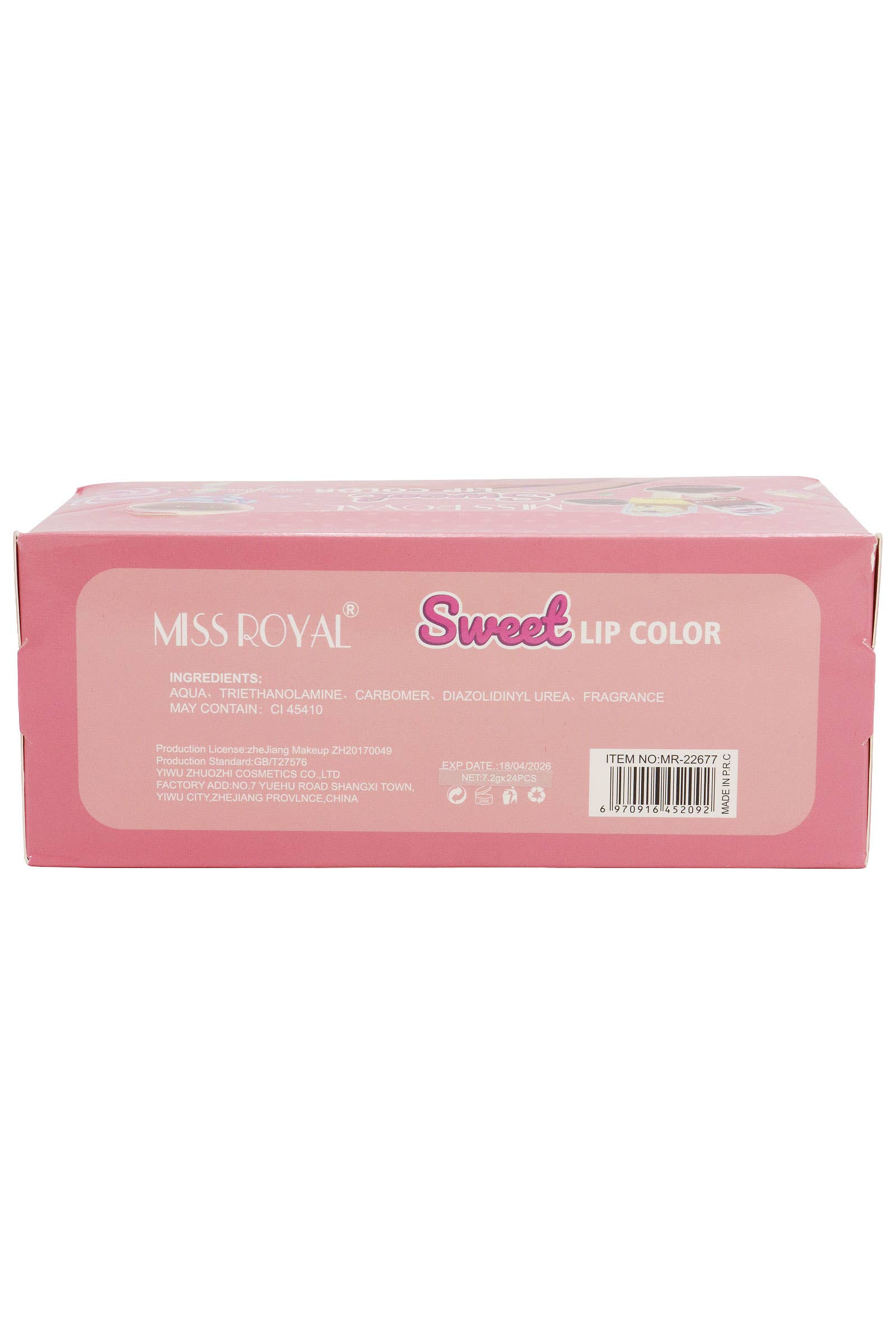 ASSORTED Sweets Popsicle Tint Lip Gloss - 24 Pcs for wholesale on Faire3