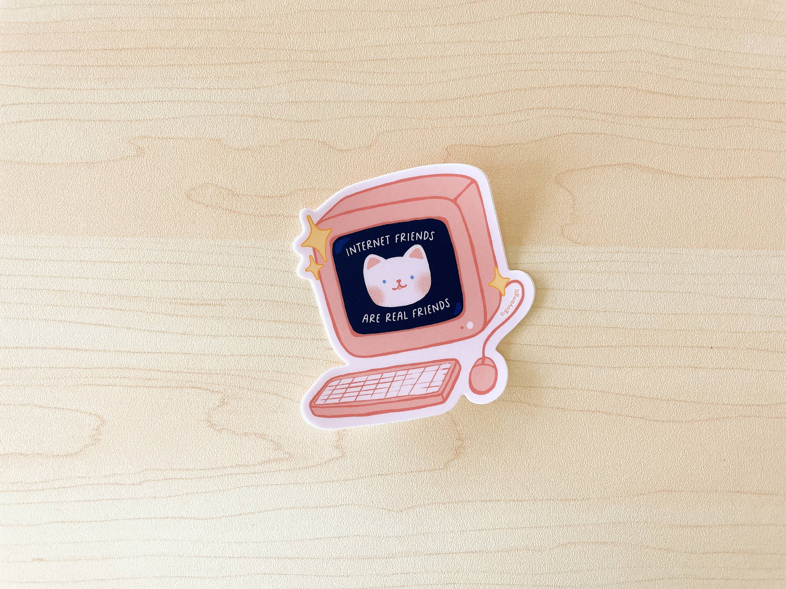 goyangii - Wholesale Sticker - Internet Friends Waterproof Vinyl Sticker1