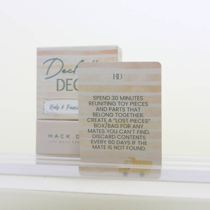 Hack Decks® - Wholesale Playing Cards - Declutter Deck® Kids & Family Edition1