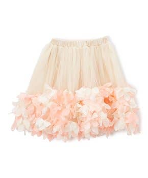 Wenchoice - Wholesale Tutu - Kids - Ivory 3-D Floral Trim Tutu Skirt2