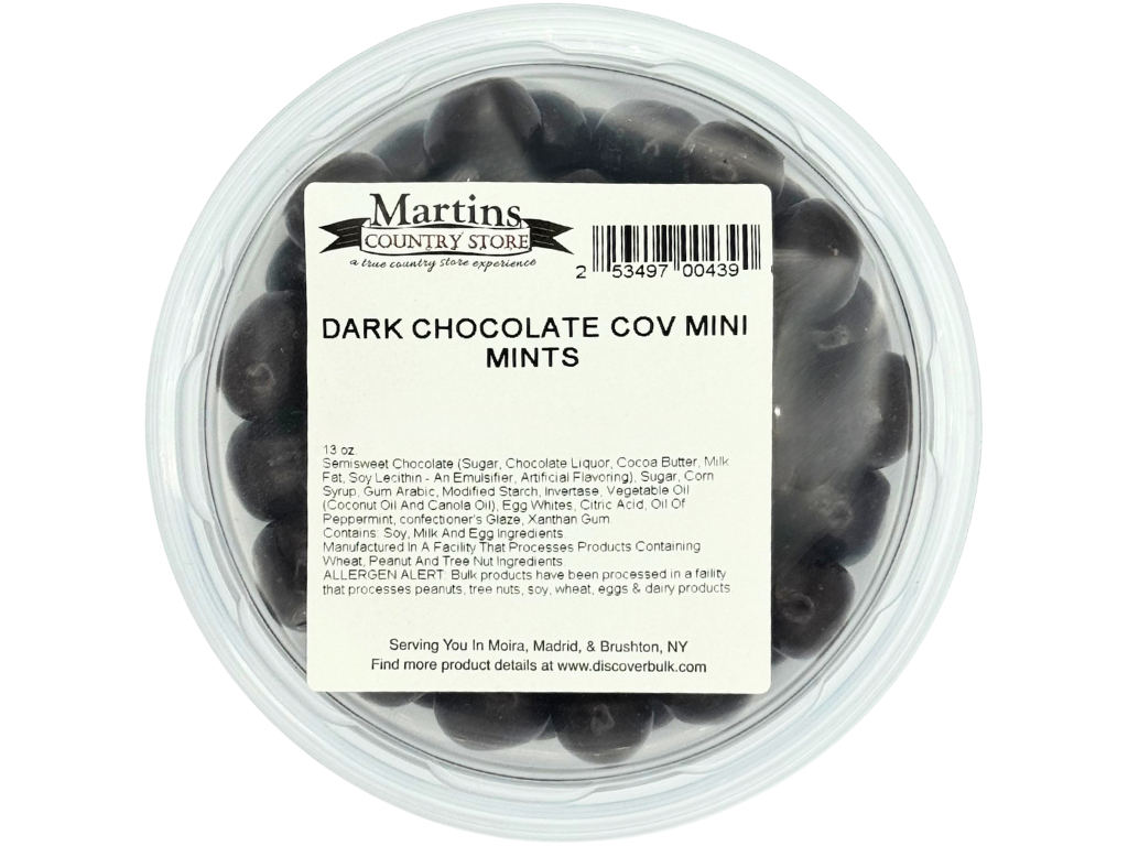 Martin's Country Store LLC - Wholesale Chocolate - DARK CHOCOLATE MINI MINTS 13oz3