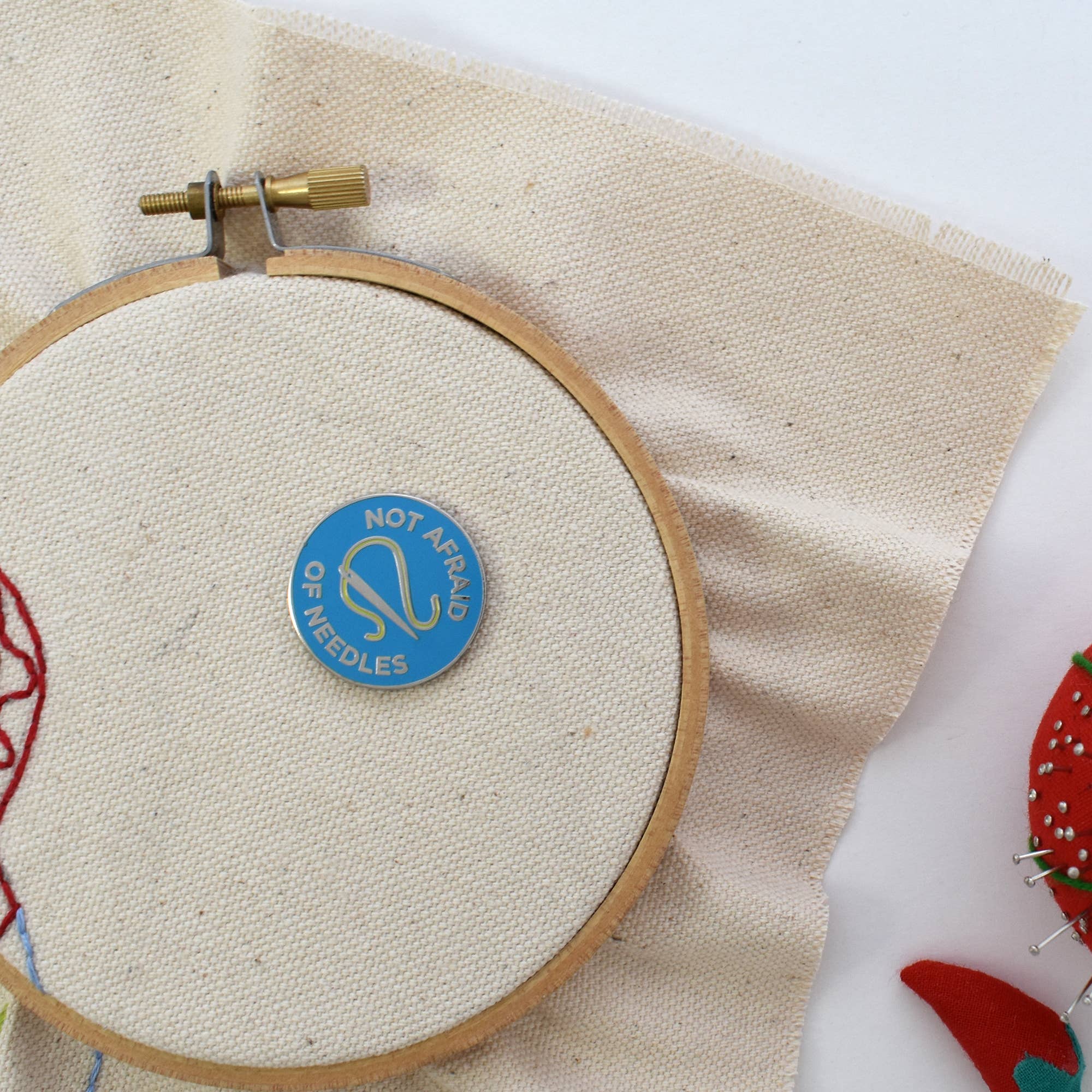 City of Industry - Wholesale Lapel Pin/Button - Not Afraid of Needles Magnetic Pin or Needleminder4