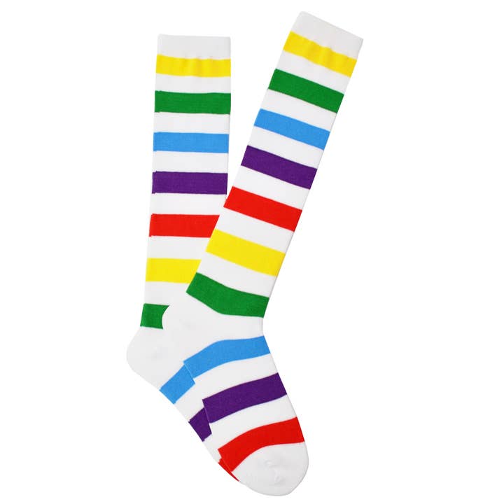 Sock House Co. Ladies Rainbow Knee High Socks for wholesale by Everything Legwear