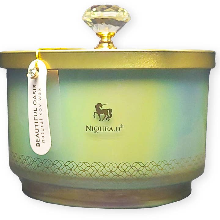 Vela Oásis Bonito - Prato com Pé de 16oz por atacado de NIQUEA.D