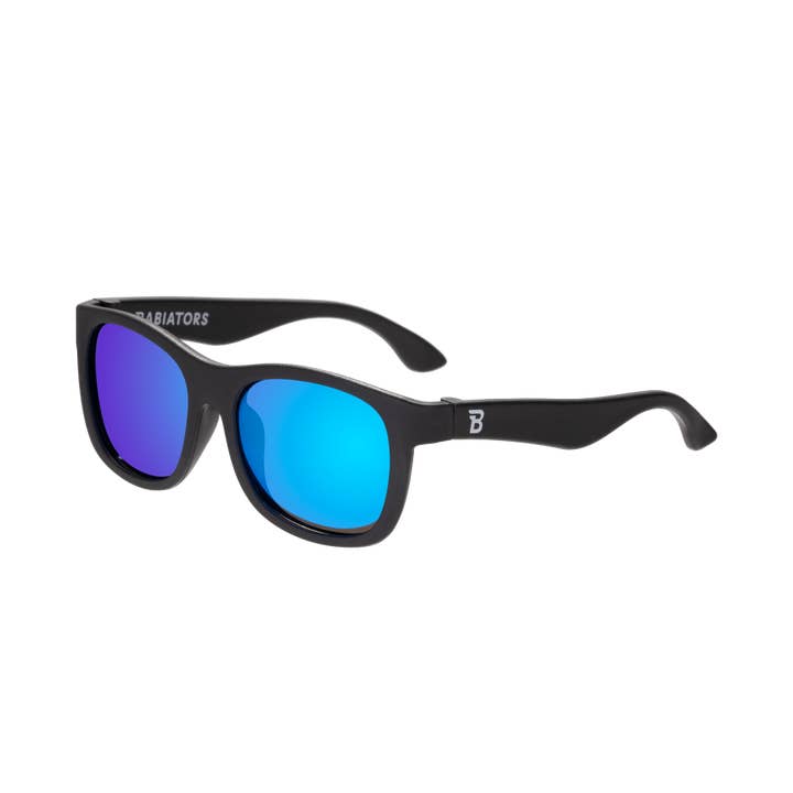 Polarised Navigators - Jet Black/Cobalt Lenses for wholesale by Babiators - Australia & New Zeland