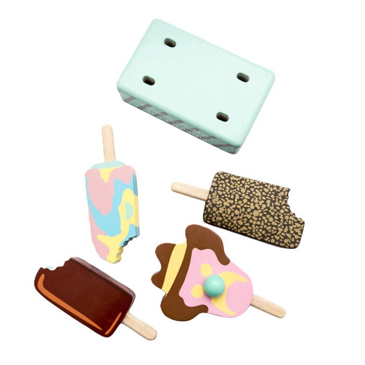 Make Me Iconic - Wholesale Wood Toy - Kids - WOODEN TOY - AUSTRALIAN ICE CREAMS MELT11