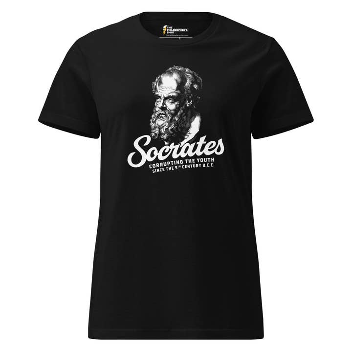 Socrates - Corrupting the youth - Women’s T-shirt for wholesale by The Philosopher's Shirt